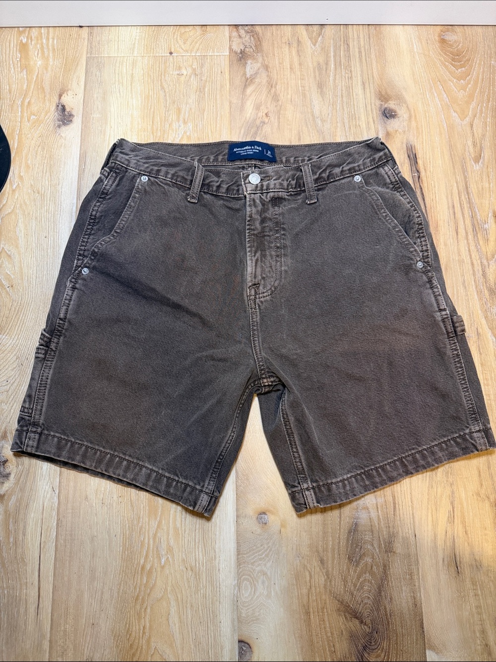 Men's Brown Utility Shorts by Abercrombie and fitch size 31